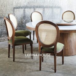 Alternative view of Set Meja Makan Jati Omer Elegan, Perpaduan Klasik dan Modern untuk Rumah Anda