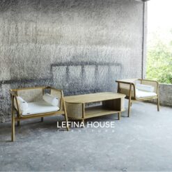 Set Kursi Teras Rattan Aira