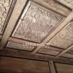 Rumah Kayu Jati Lama Antik dengan desain tradisional mewah dan nilai budaya tinggi - LZRK001