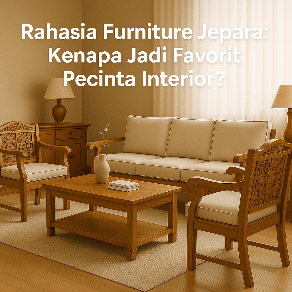 Rahasia Furniture Jepara: Kenapa Jadi Favorit Pecinta Interior?