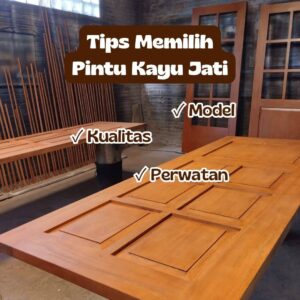 Pintu Kayu Jati Jepara