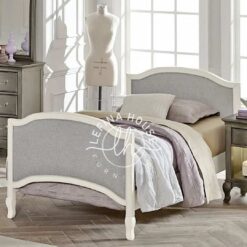 Tempat Tidur Kayu Klasik Upholstery