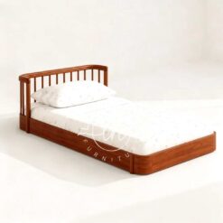 Tempat tidur anak jati minimalis pagar pengaman aman