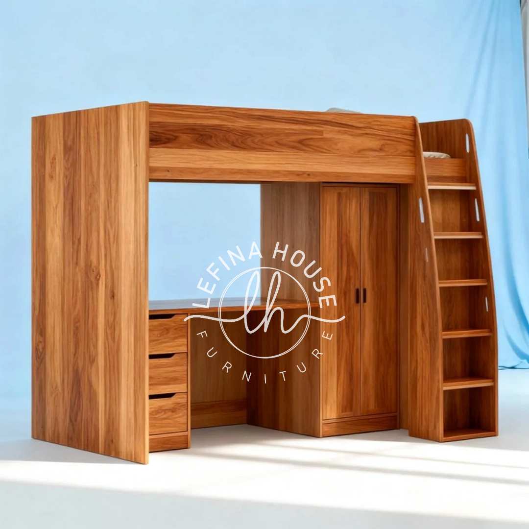 dipan meja belajar anak jati premium